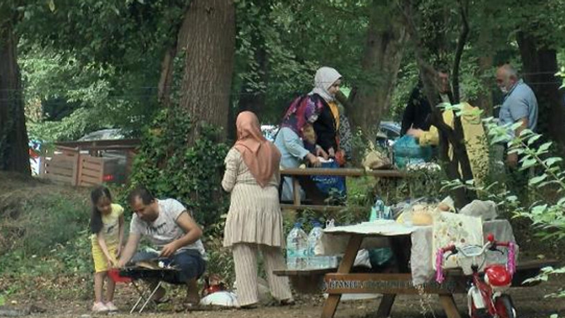Belgrad Ormanı'na piknikçi akını