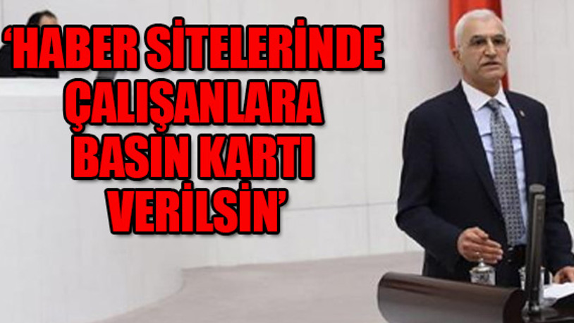 CHP'li Kılınç'tan gazeteciler için kanun teklifi