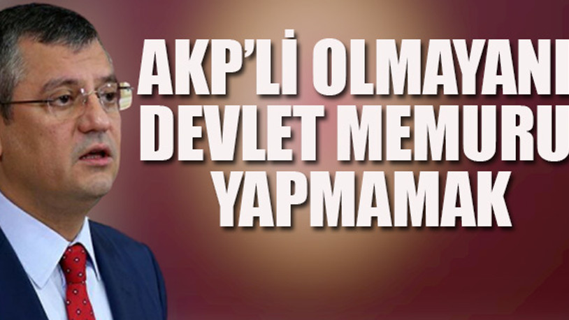 CHP'li Özel, güvenlik soruşturmasının amacını açıkladı