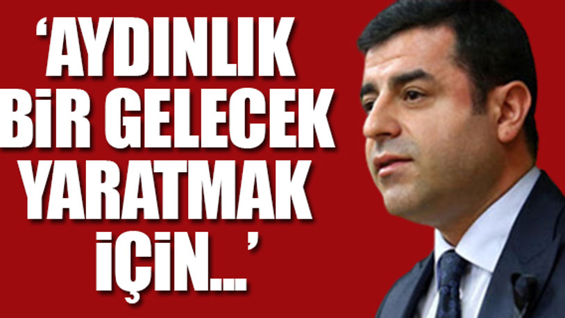 Demirtaş'tan 'ortak akıl' çağrısı
