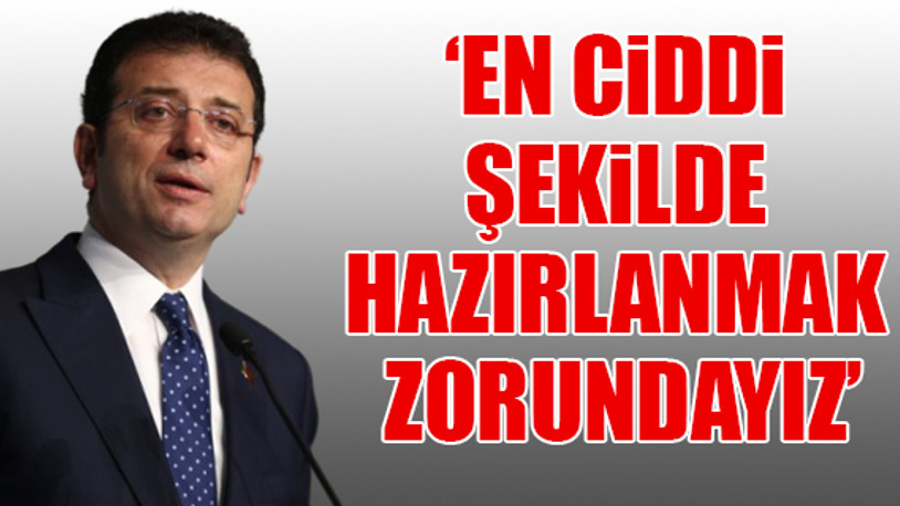 İmamoğlu, Deprem Konseyi'nde konuştu