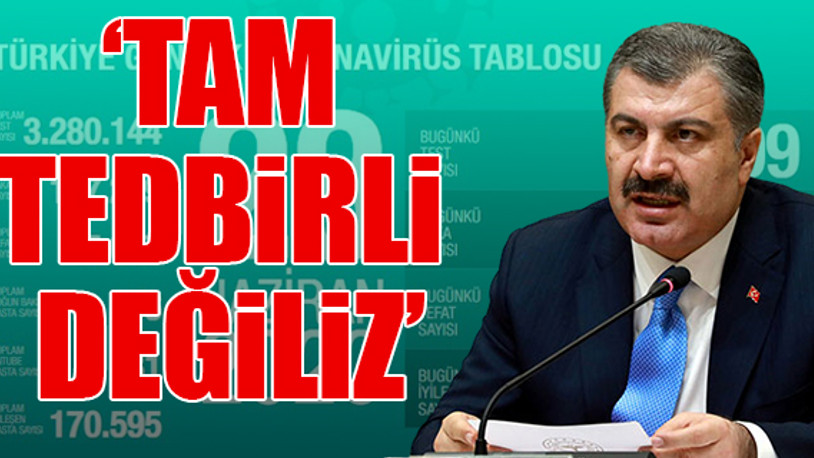 Fahrettin Koca, Türkiye'nin son koronavirüs tablosunu paylaştı 