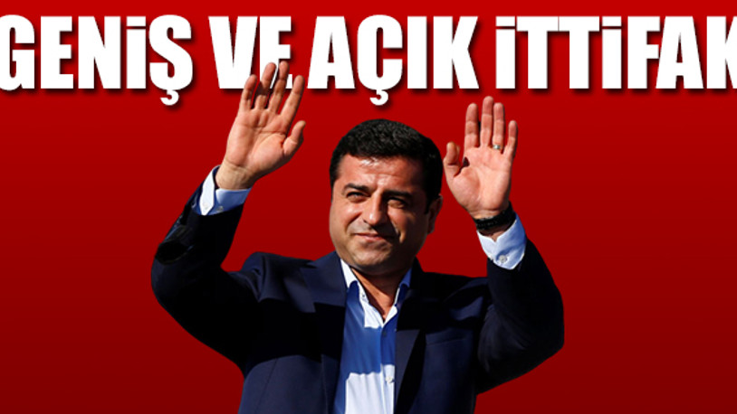 Selahattin Demirtaş'tan açık çağırı