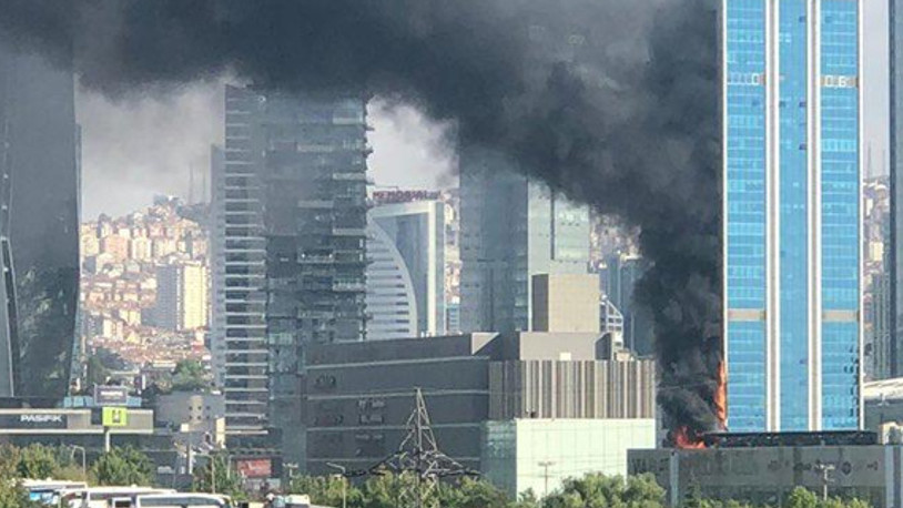 Ankara'da iş merkezinde yangın