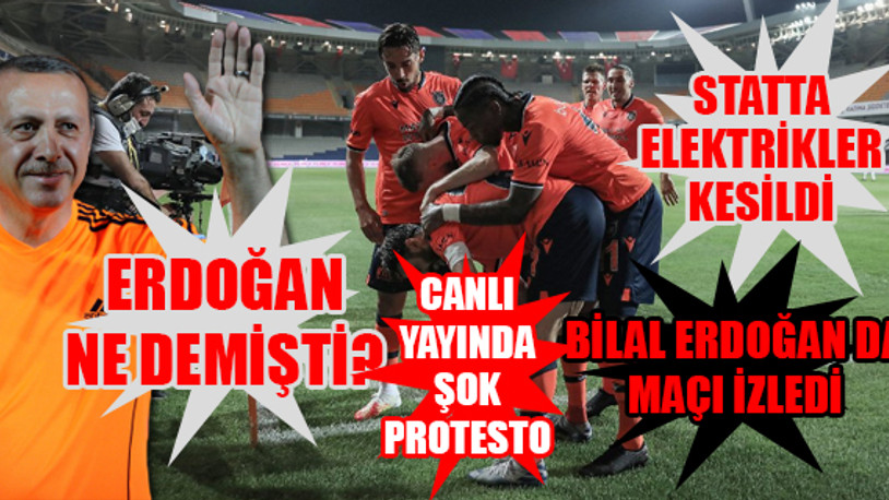 Başakşehir ilk kez şampiyon oldu... Olaylı gece...