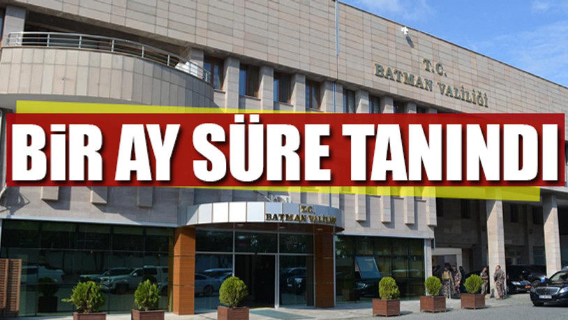 Batman Valisi’ne ‘acil’ kış bahçesi