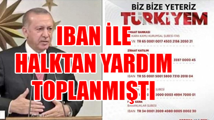 'Biz Bize Yeteriz Türkiyem bağış kampanyasında toplanan paraya ne oldu?'