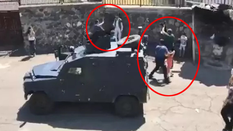 Diyarbakır'da dehşet anları: Baba, çocuklarını silahla rehin aldı