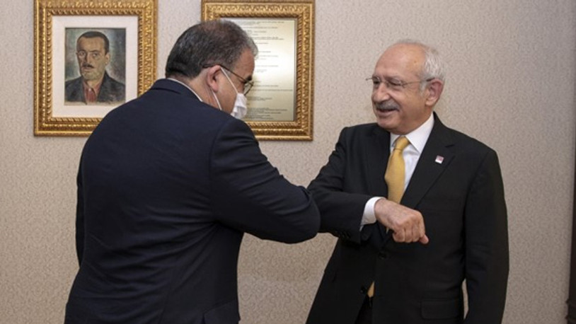 Kılıçdaroğlu, KKTC Çalışma ve Sosyal Güvenlik Bakanı Faiz Sucuoğlu'nu kabul etti