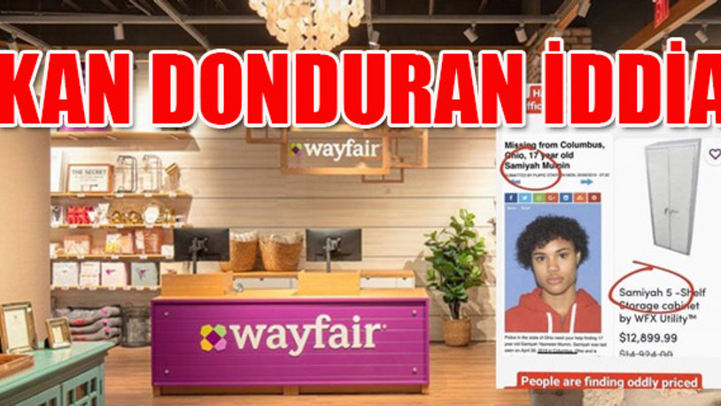 Online alışveriş sitesi Wayfair eşya satar gibi çocuk satıyor