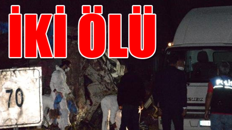 14 ton patlayıcı yüklü kamyon devrildi