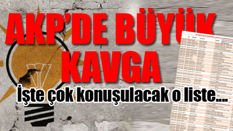 AKP'li belediye başkanının kendisine oy vermeyen AKP'lileri fişlediği ortaya çıktı