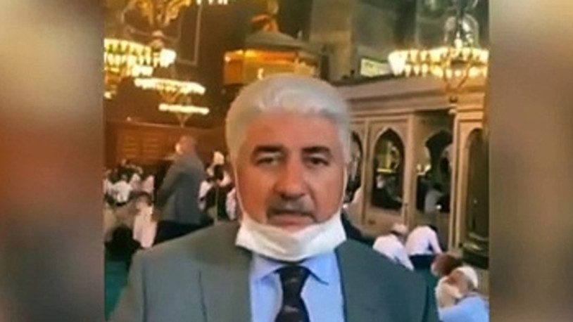 Ayasofya’dan maskesiz paylaşım yapan bir AKP’li vekilin daha korona testi pozitif çıktı