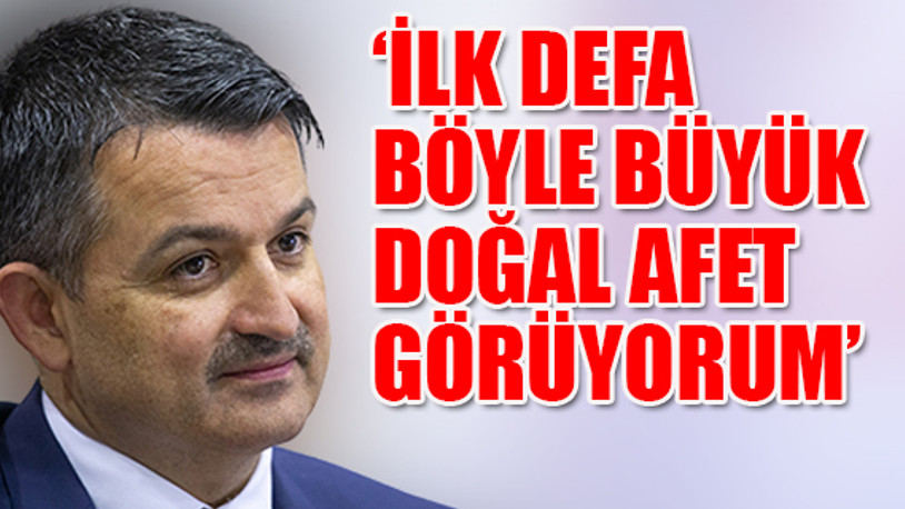 Bakan Pakdemirli'den Giresun'daki sel felaketine ilişkin açıklama