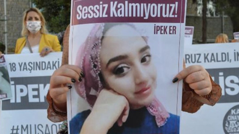 Elazığ'da, kadınlardan İpek Er eylemi