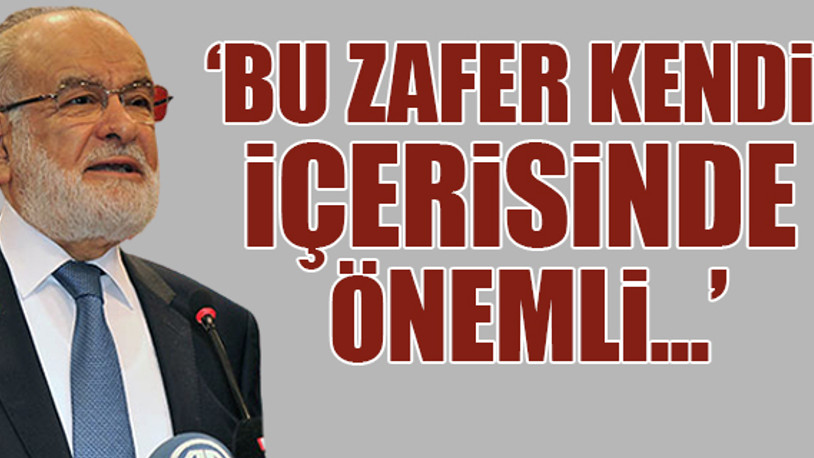 Karamollaoğlu'ndan 30 Ağustos açıklaması