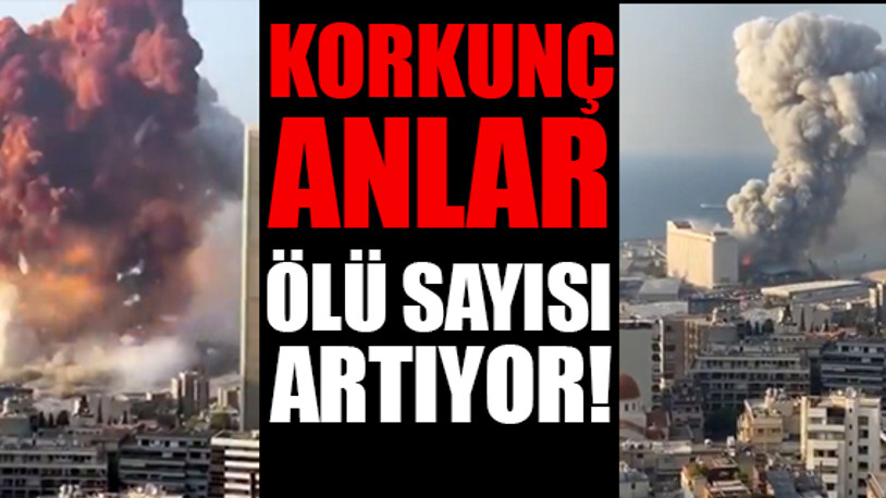 Lübnan'ın başkenti Beyrut'ta patlama