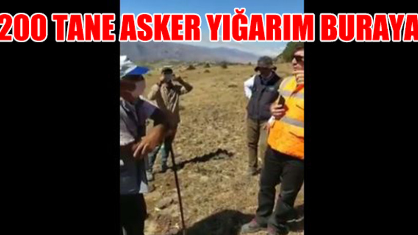 Erzincan'da maden şirketi köylüleri tehdit etti