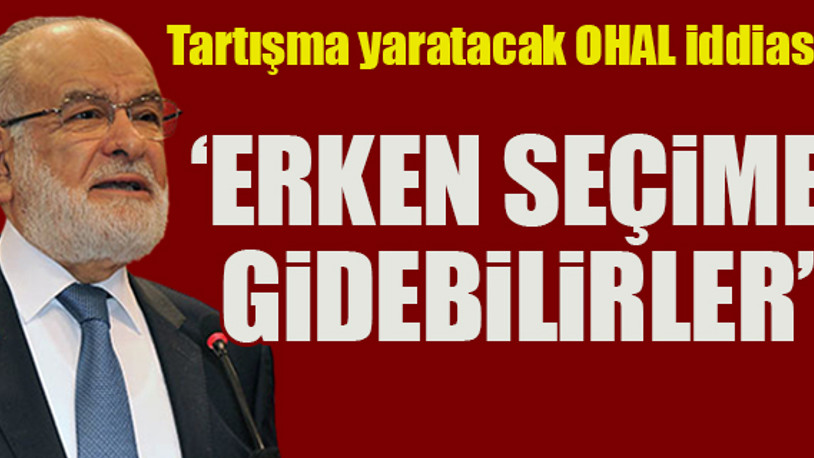 Karamollaoğlu, erken seçimle ilgili tahminini açıkladı