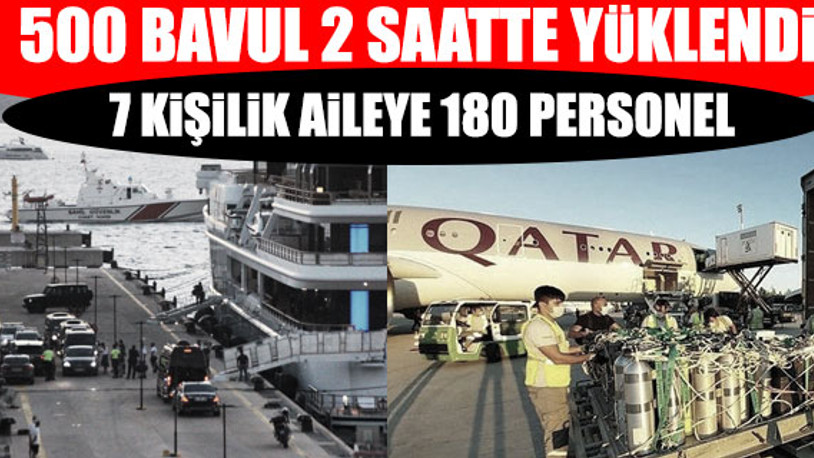 Katar kraliyet ailesi, 2 kamyon valizle Türkiye’ye geldi