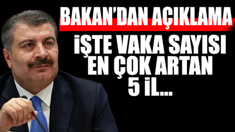 Koronavirüs güncel veri tablosu paylaşıldı