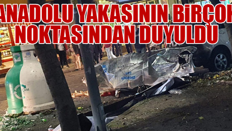 Ataşehir'de şiddetli patlama