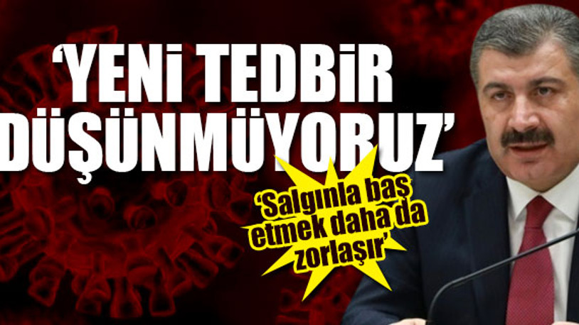 Bakan Koca son durumu Erzurum'da anlattı