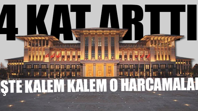 Cumhurbaşkanlığı Külliyesi'nin günlük 10 milyon lira harcadığı ortaya çıktı