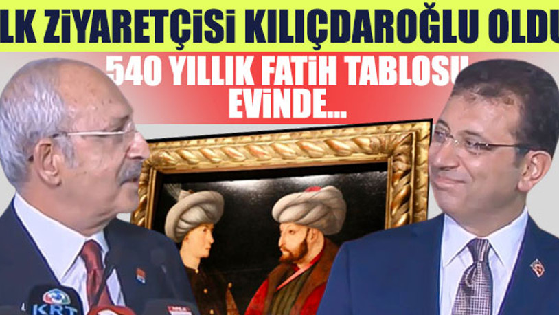 Ekrem İmamoğlu: Tabloyla birlikte çok değerli bir sürprizimiz daha var