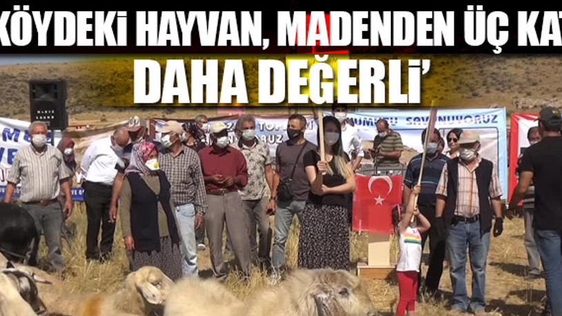 Hacıbektaş köylüleri maden ocağı istemiyor