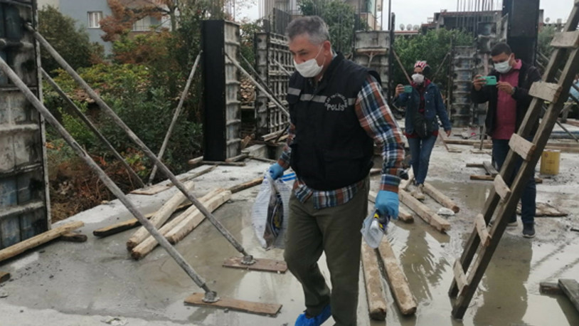 İnşaat alanında korkunç olay... İşçiler dehşete düştü