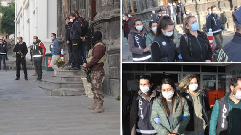 Kars Belediye Eş Başkanı ve Meclis üyeleri gözaltında