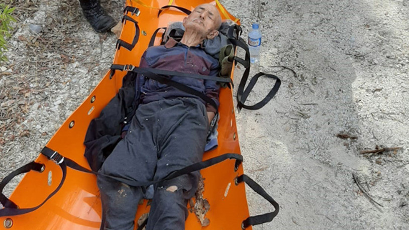 Kayıp yaşlı adam arazide bulundu