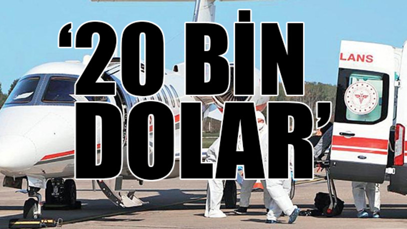 Ambulans uçaklarla koronalı hasta taşınıyor