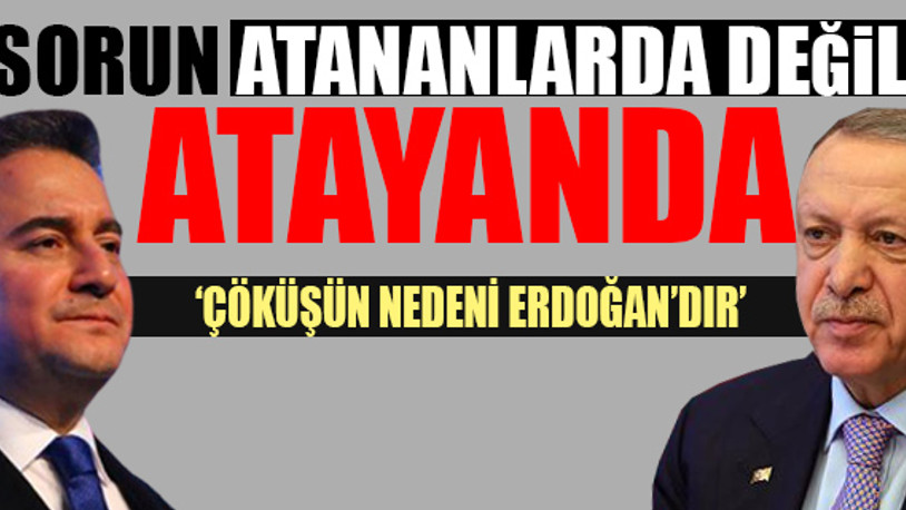 Babacan'dan Merkez Bankası tepkisi: Erdoğan bu sorumluluktan kurtulamaz