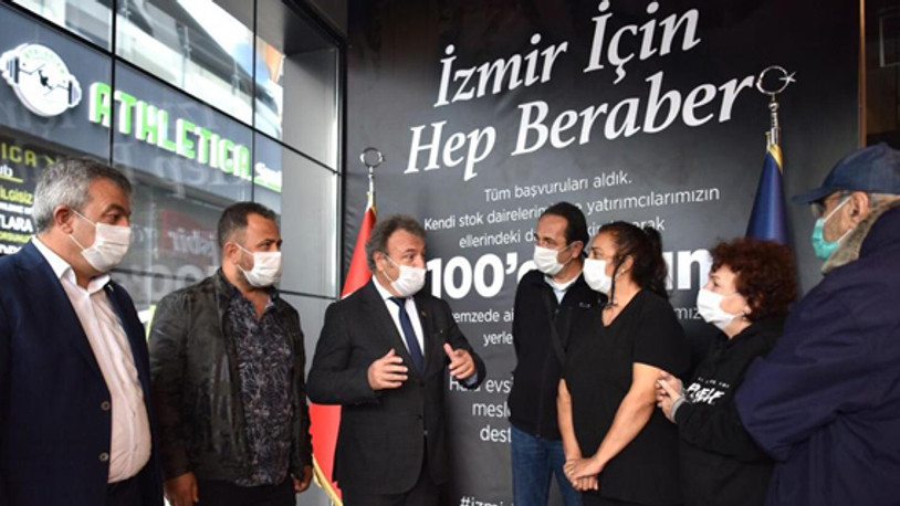 Bornova Belediyesi'nden 200 depremzede aileye yeni ev 