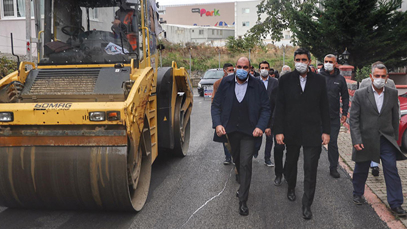 Cevizli’de 4 Bin 673 ton asfalt serimi gerçekleştirildi