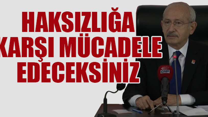 CHP Lideri'nden kadınlara: Örgütlenin...