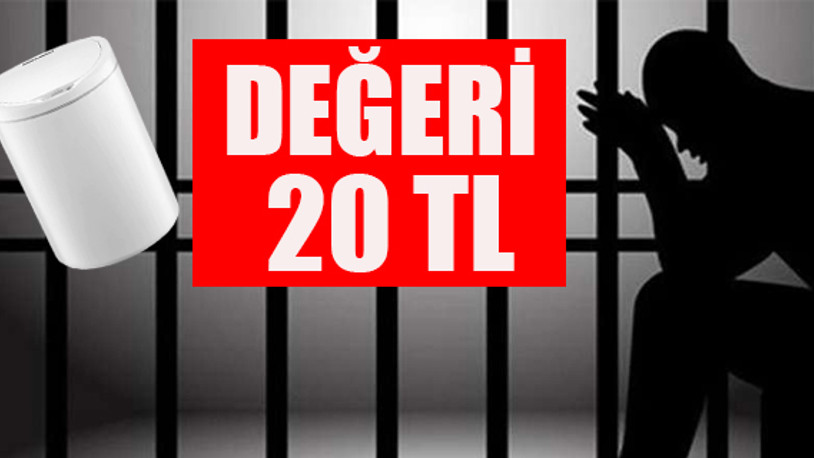 Çöp kovasını kıran çocuğa hapis cezası