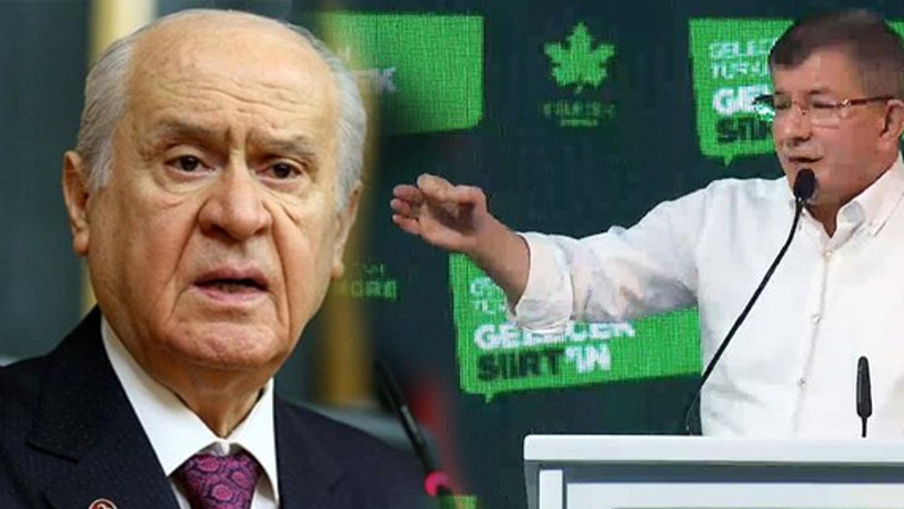 Davutoğlu, Bahçeli'ye öyle bir cevap verdi ki...
