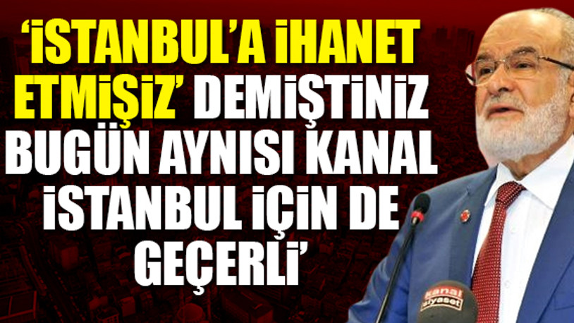 Karamollaoğlu'ndan Erdoğan’a flaş hatırlatma