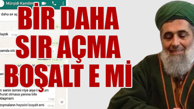 Müridinin küçük kızına cinsel istismarda bulunan Şeyh'in WhatsApp yazışmaları ortaya çıktı