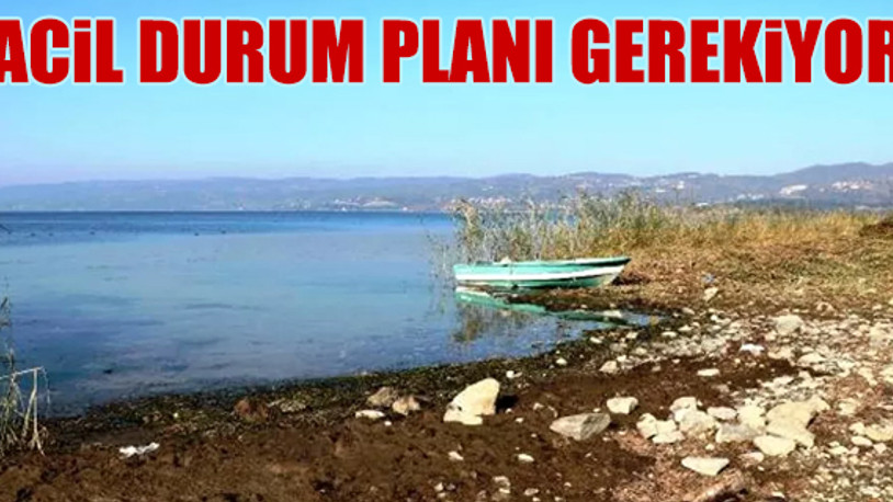 Sapanca Gölü'nün su seviyesi kritik noktada