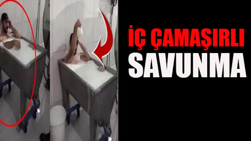 Süt fabrikasında banyo yapanların ifadesi şoke etti