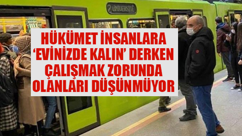 Toplu taşımalarda durum vahim...