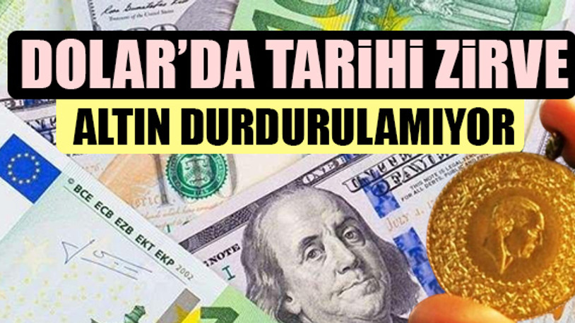 Türk Lirası'nda değer kaybı büyüyor... Dolar'dan rekor üstüne rekor