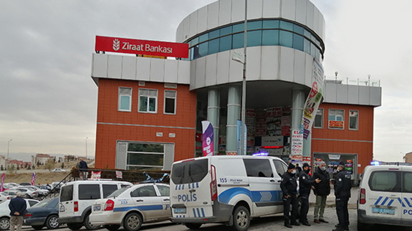 Ankara'daki banka soyguncusu polis çıktı