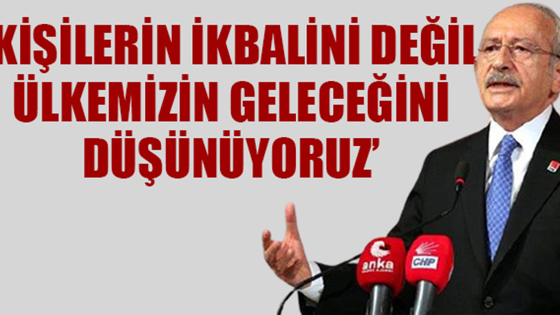 CHP Lideri'nden 'adaylık' açıklaması