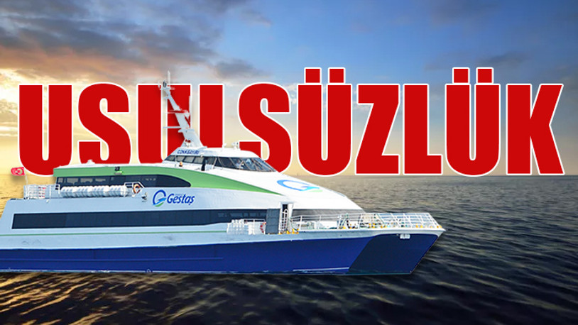 Deniz taşımacılığında 'örnek' olacaktı amacı dışında kullanıldı 