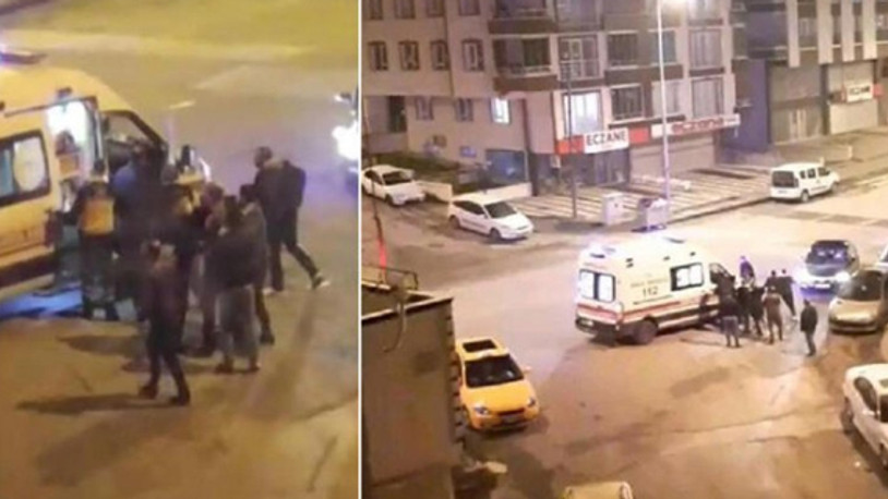 Hasta yakınları ambulansa alınmadıkları gerekçesiyle sağlık personeline saldırdı